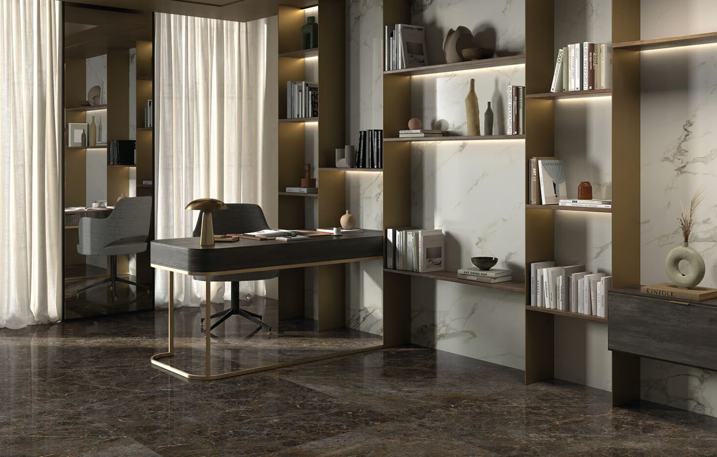 Пол / напольное покрытие из керамогранита с мраморным эффектом LaFaenza AESTHETICA ARCH-00073594 - Вид №29