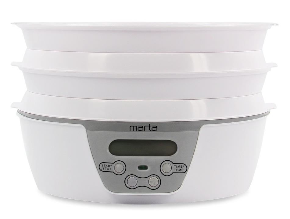 9934666 Сушилка для овощей и фруктов MARTA MT-FD1888A белый STDN-0002862