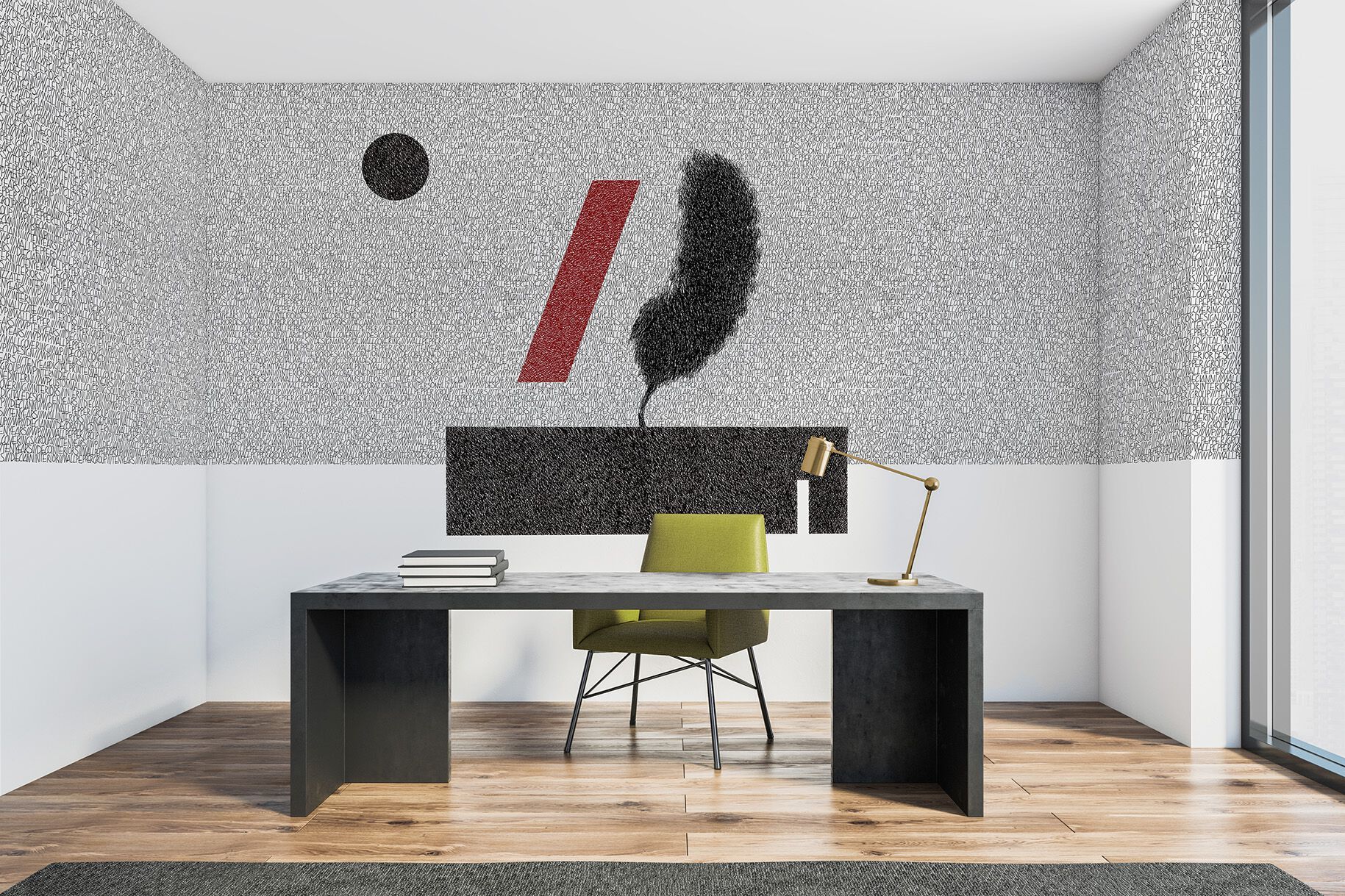 Carta da parati PVC free, eco-friendly, lavabile WallPepper NON POCHI SLASH ARCH-00035331 - Вид №1