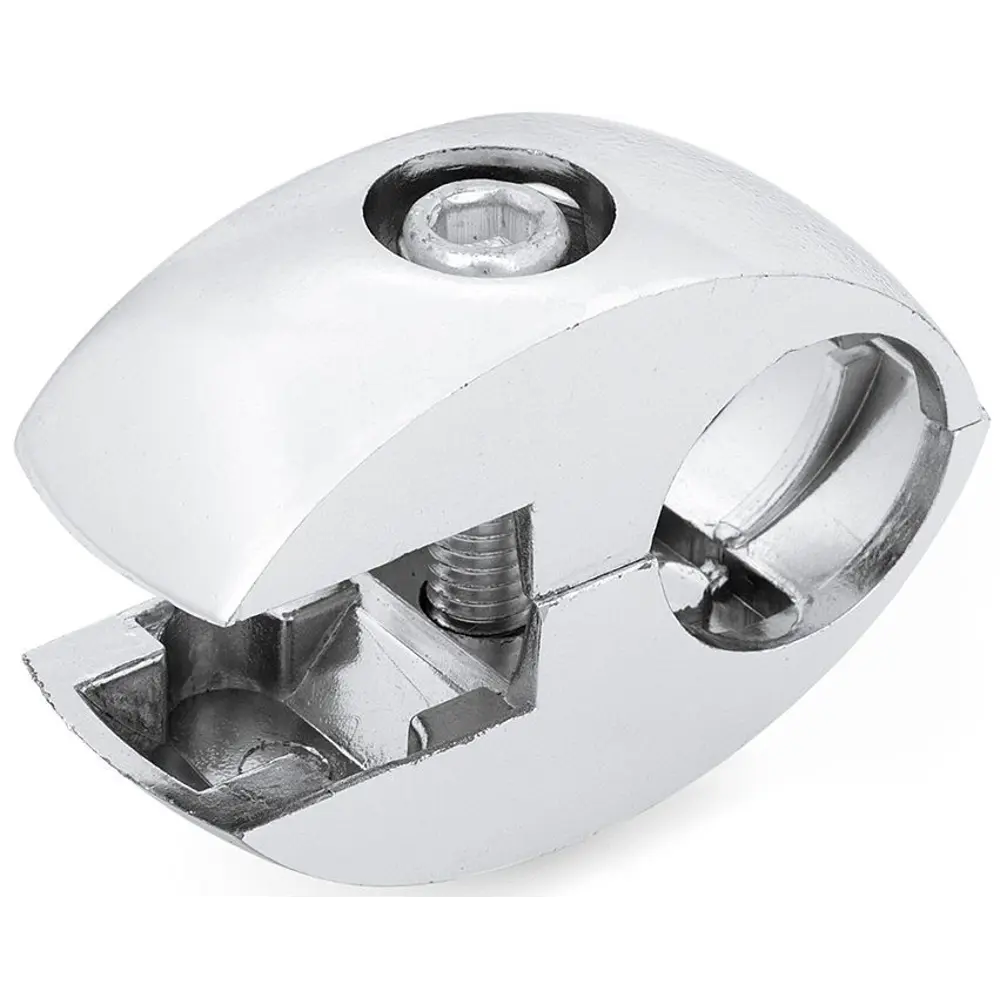 Держатель панели односторонний алюминий цвет хром PALLADIUM STLM-2204031 - Вид №1