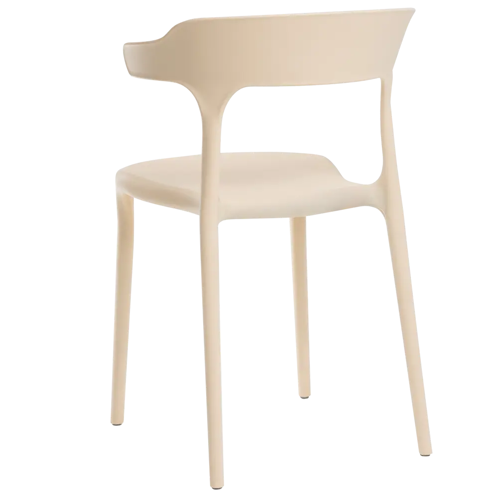 Стул Roero 48x74x46.5 см полипропилен цвет бежевый Santreyd STLM-2033765 - Вид №1