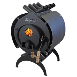 Печь отопительная дровяная ПрофиКамин Углич 40 цвет черный