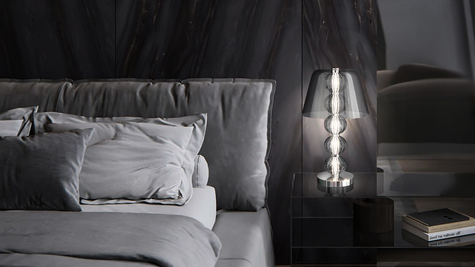 Светодиодная настольная лампа из дутого стекла Maytoni Amulet ARCH-00078407 - Вид №5