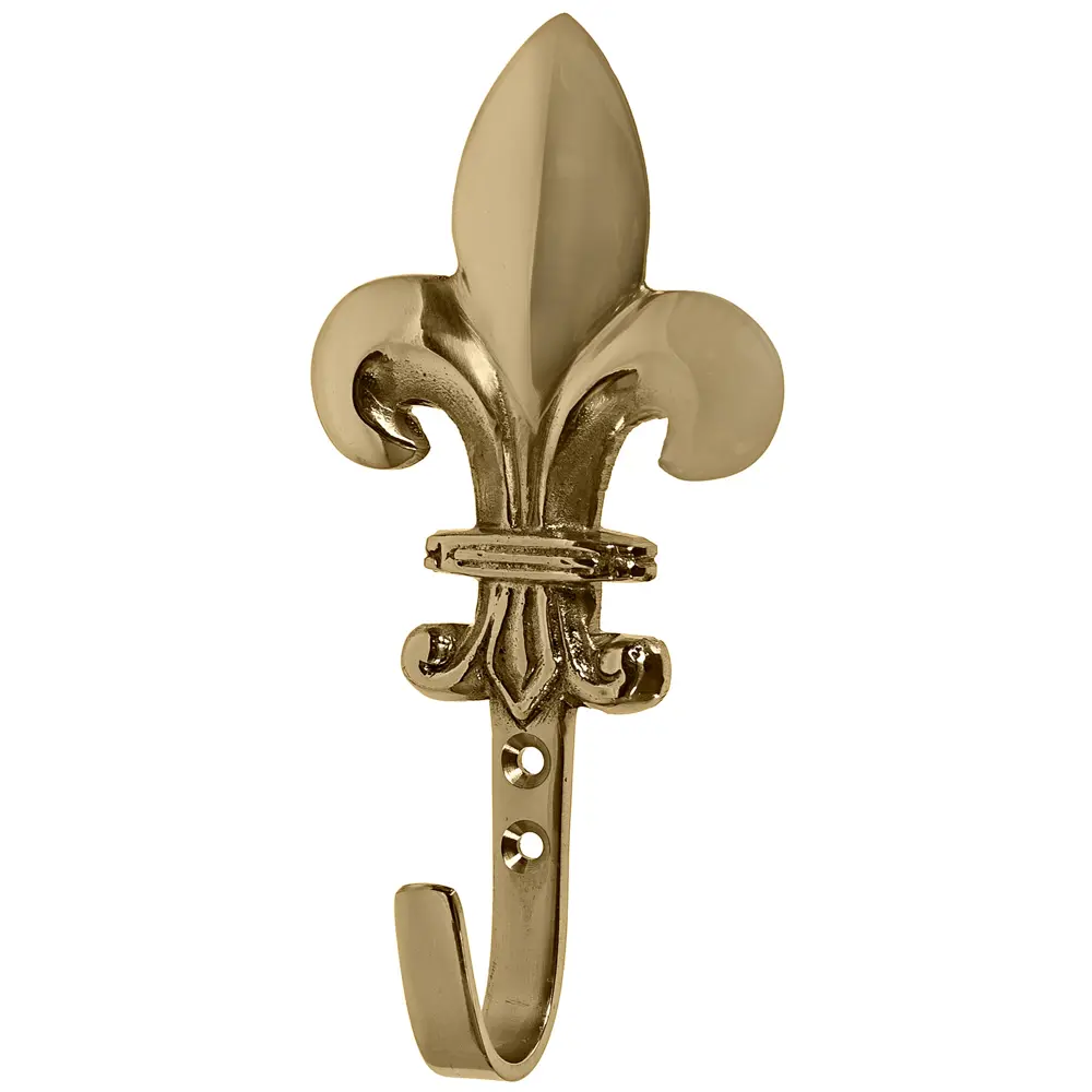 Крючок Fleur-DE-LYS LB-119 PB, цвет латунь LAMPLANDIA STLM-2050781