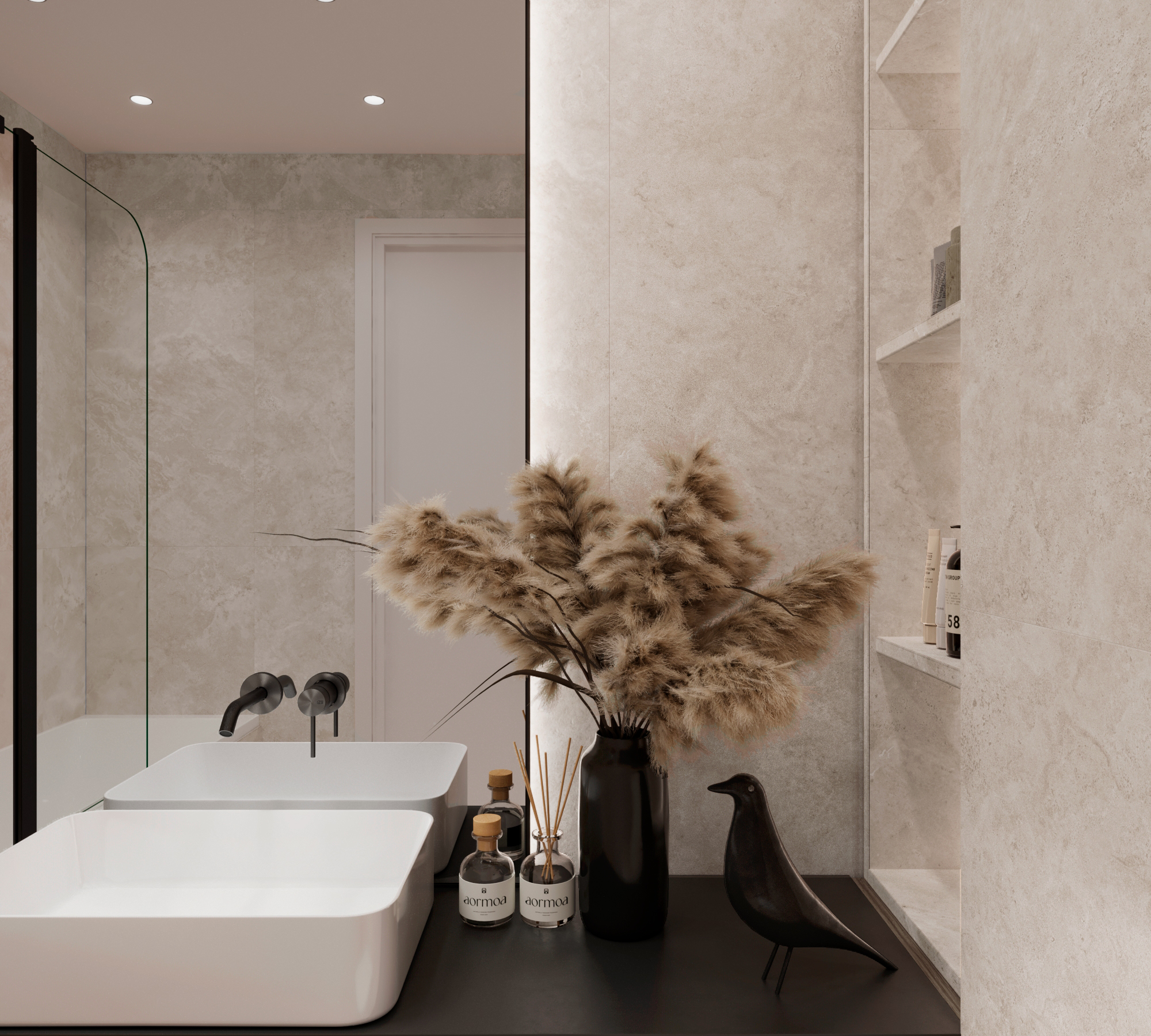 Керамогранит ARAWAK WHITE 60х120 Arcadia Ceramica RT7004-B STLM-2157088 89462700 MATT - Вид №3