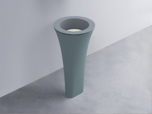 AMLA45-BR+AMPILT-TL+AMCOLT-PL Раковина Amedeo Tondo отдельностоящая cielo Enjoy + Amedeo