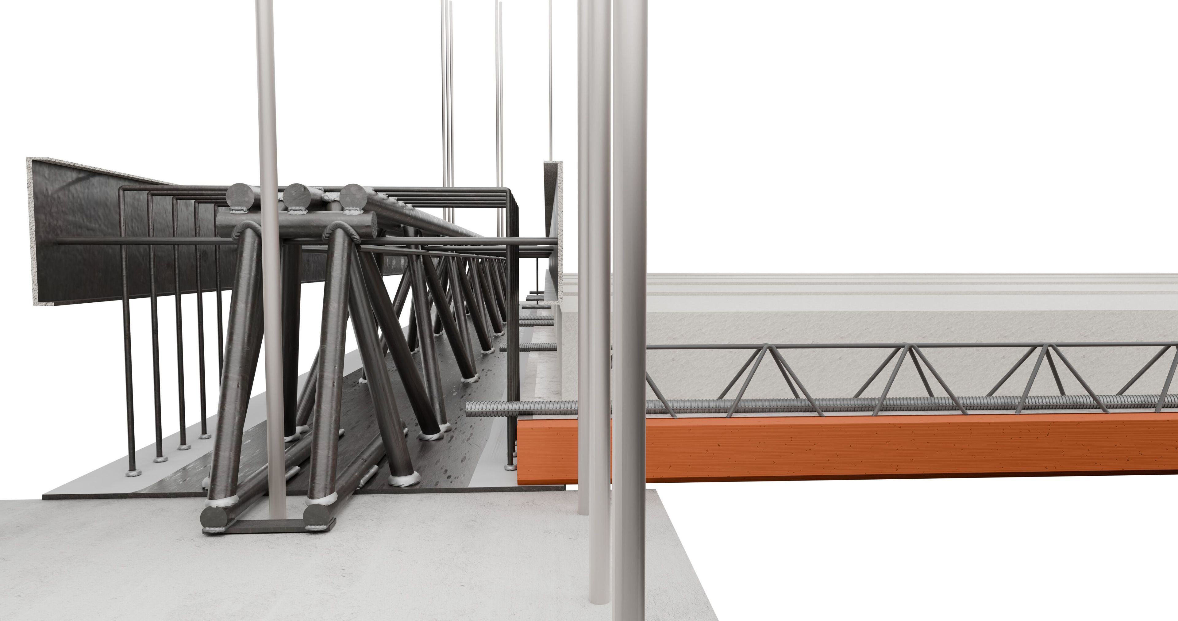 Структурная металлическая балка METAL.RI TRAVE MTR® A ESTRADOSSATA ARCH-00005253 - Вид №11