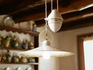Aldo Bernardi Подвесной светильник прямого и отраженного света из керамики Tesa