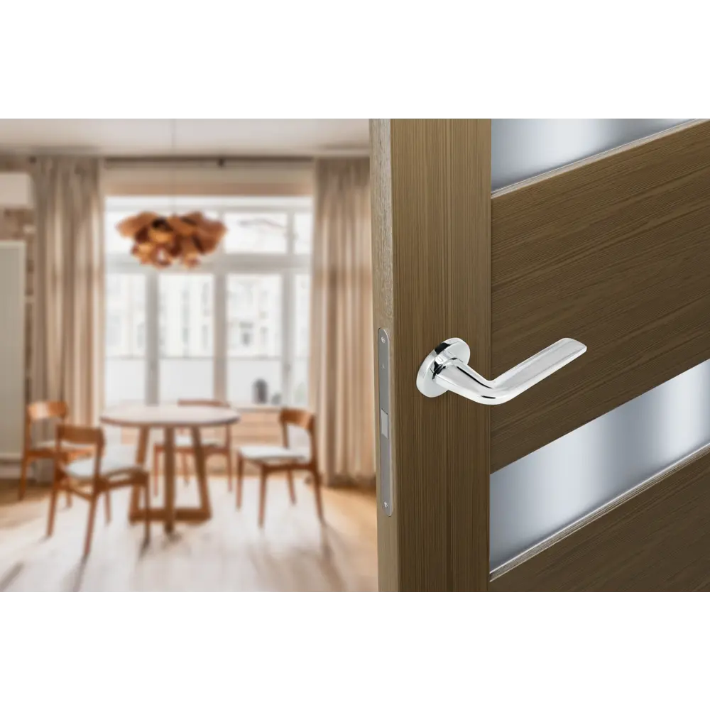 Дверные ручки EDSON EDS-92H-R2 в стильном хроме 85168439 STLM-0059324 - Вид №9