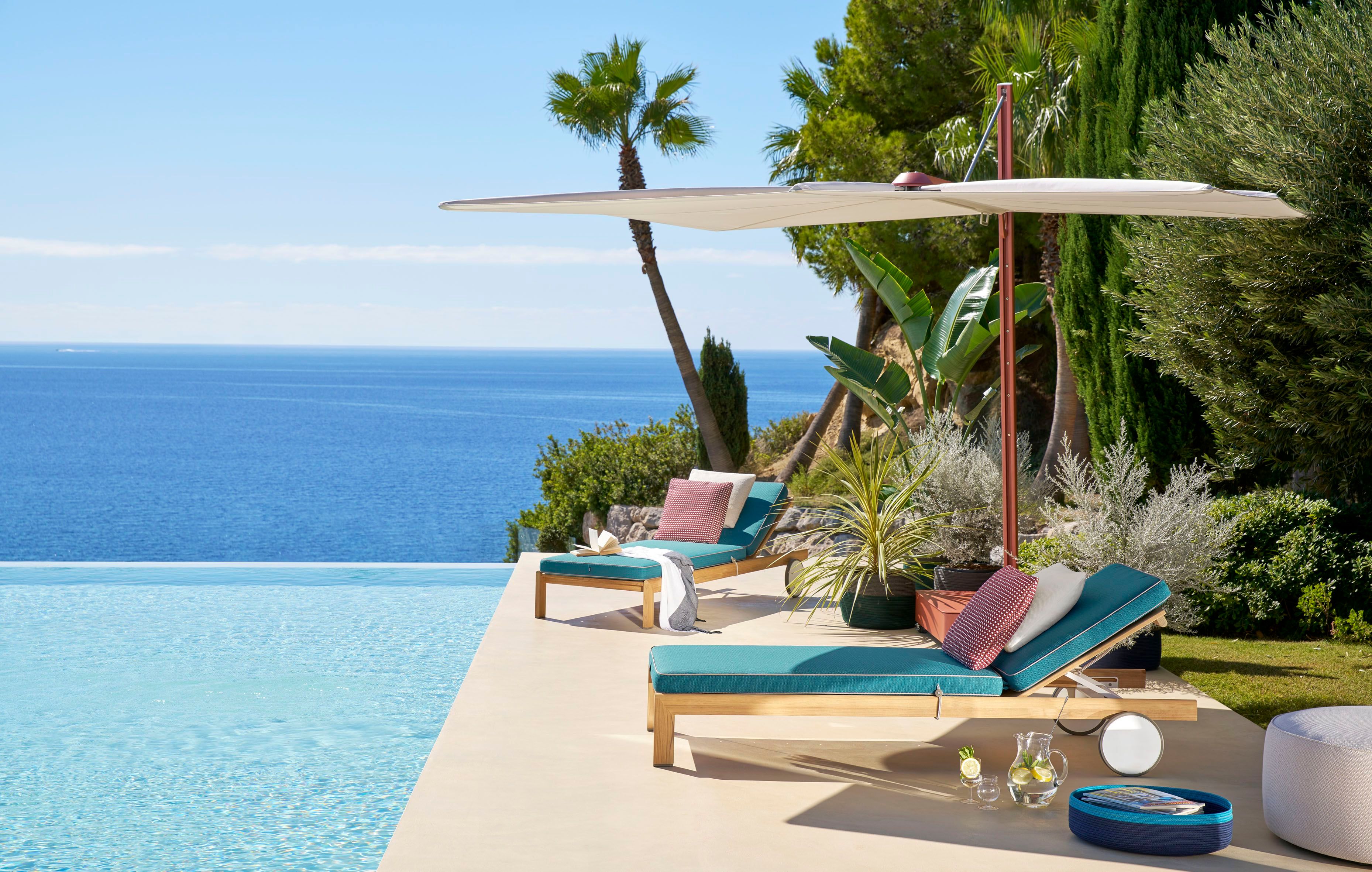 Тканевая откидная Садовая кровать с колесами CASSINA LIE OUT ARCH-00028746 - Вид №3