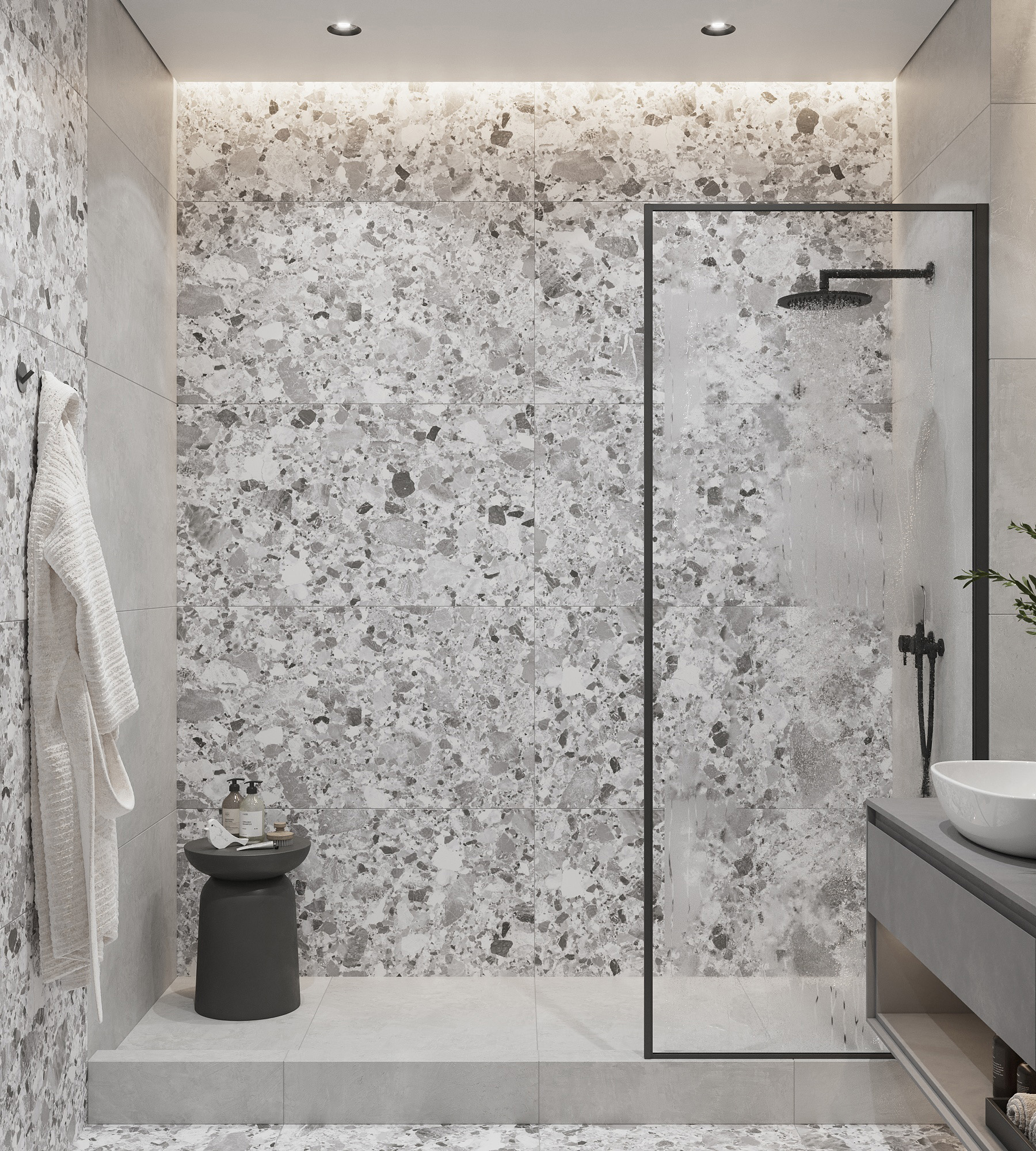Керамогранит TERRAGONA SILVER 60х120 Creanza SL1004-A  - Вид №1