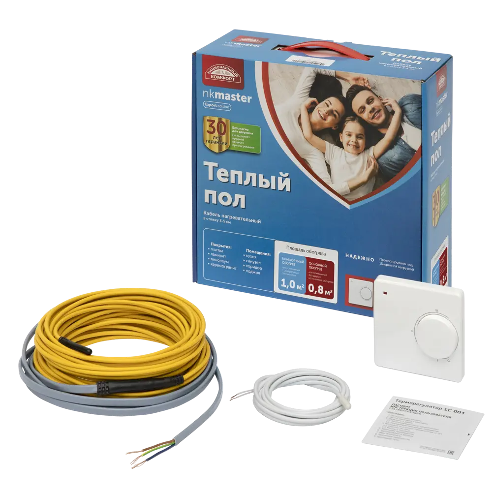 Нагревательный кабель для теплого пола Теплолюкс Национальный Комфорт 14.5 м, 150 Вт STLM-2036158 - Вид №2