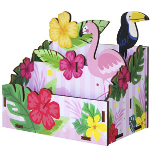Органайзер с печатью Фламинго цвет разноцветный ОРЛАНДО
