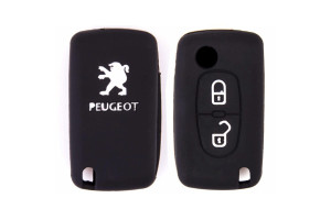 16259232 Автомобильный силиконовый чехол на ключ PEUGEOT 307/408 S05701027 SKYWAY