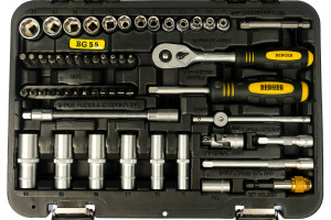 15394376 Универсальный набор инструментов 55 предметов BG055-14 Berger BG
