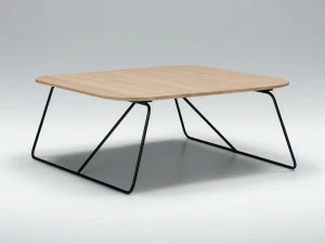 Sits Нижний стол с квадратными салазками из дуба