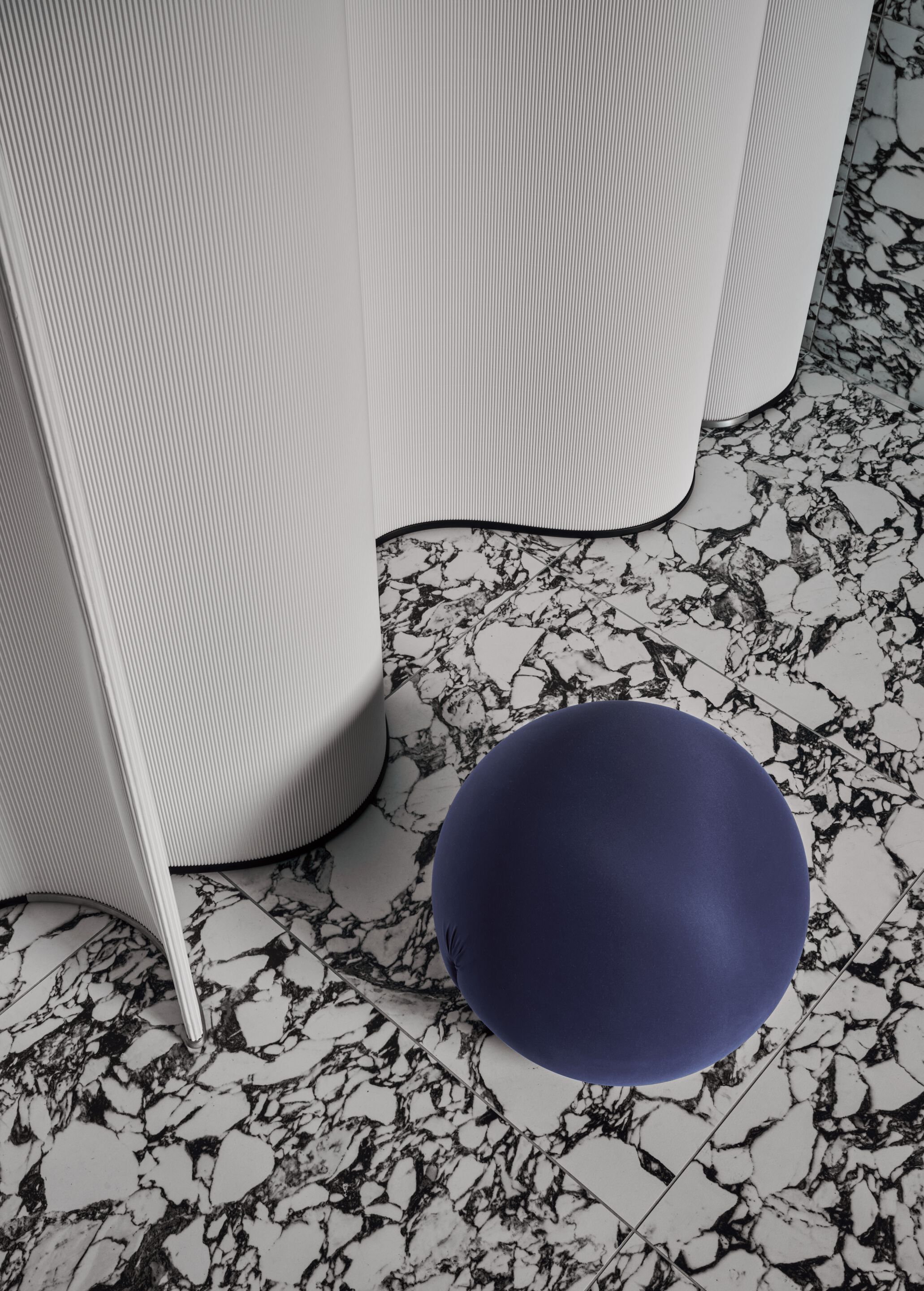 Круглый пуф из ткани BALERI ITALIA Tato ARCH-00106598 - Вид №16