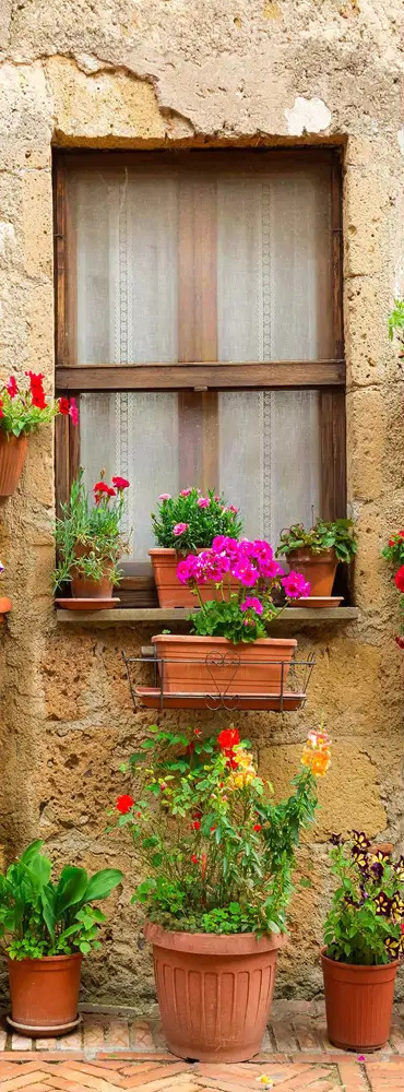 90126034 Фотообои Divino Decor Окно A-091 100x270 см STLM-0113444