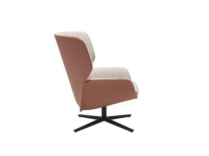 Спицевое вращающееся кресло с высокой спинкой Andreu World Nuez Lounge BIO ARCH-00062083 - Вид №2