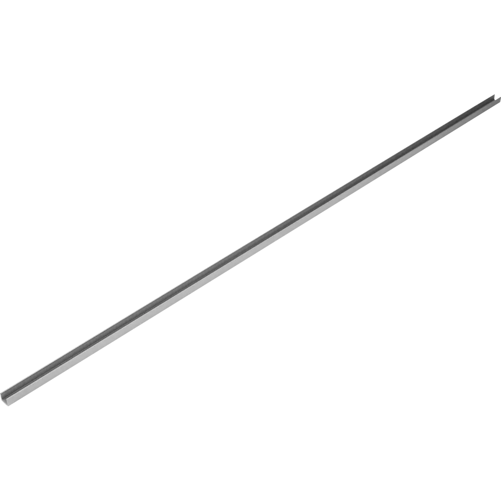 Планка торцевая П-образная 60x0.6 см для стеновой панели 6 мм цвет алюминий Santreyd STLM-2126553 - Вид №1