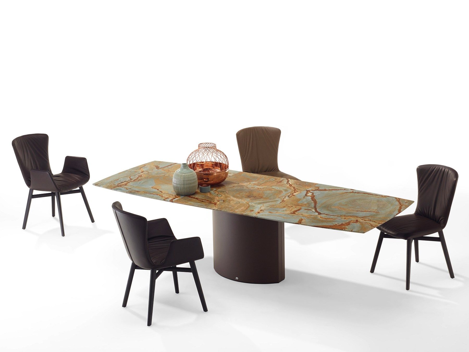 Прямоугольный обеденный стол из натурального камня Draenert ADLER II MAGNUM ARCH-00101026 - Вид №11