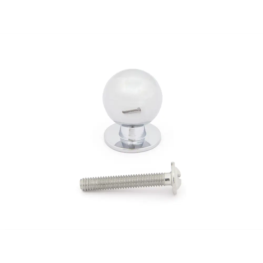 Мебельная ручка-кнопка B8354S.PC, цвет хром PALLADIUM STLM-2204942 - Вид №1