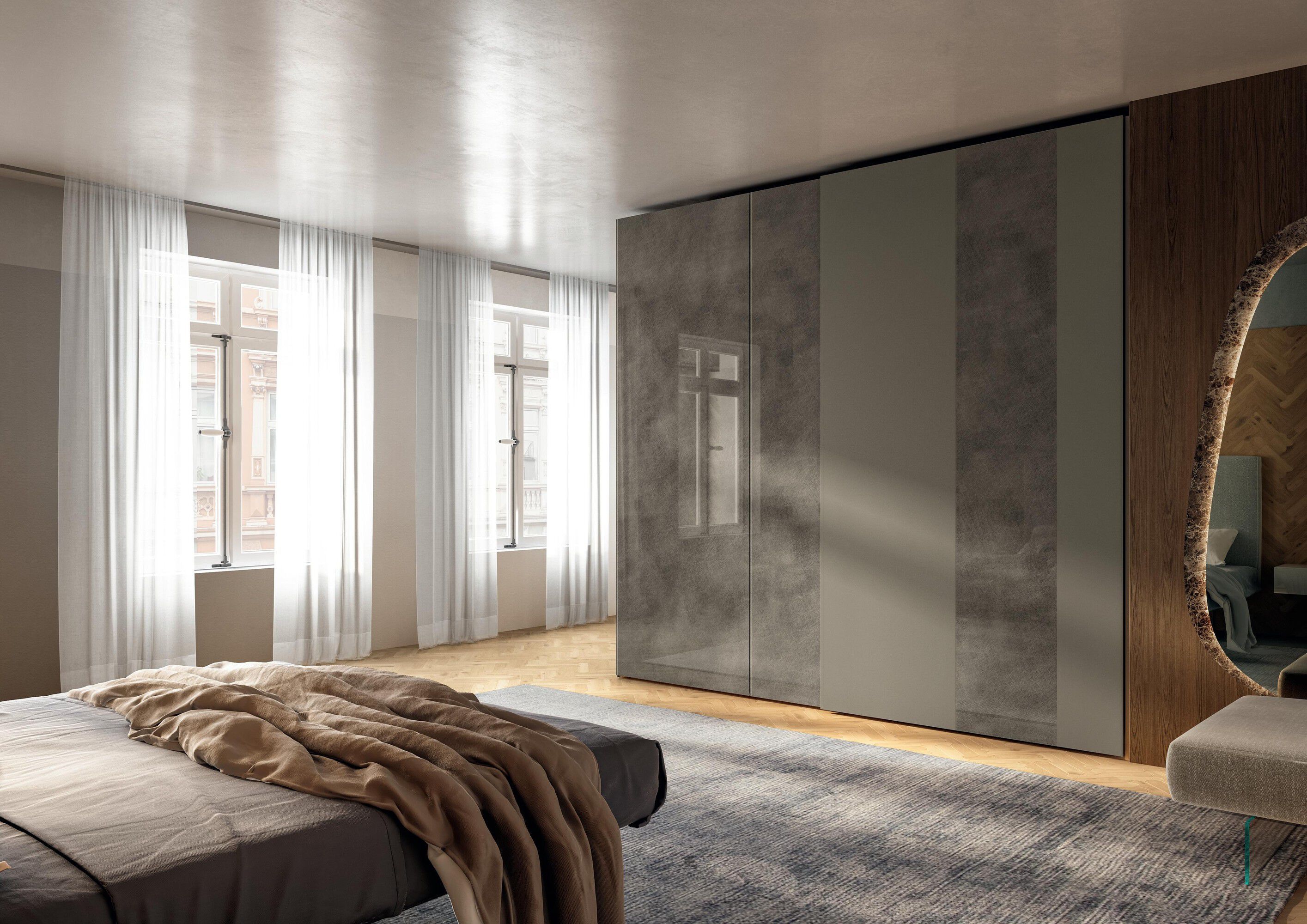 Модульный шкаф с раздвижными дверями Lago N. O. W ARCH-00117145 - Вид №1