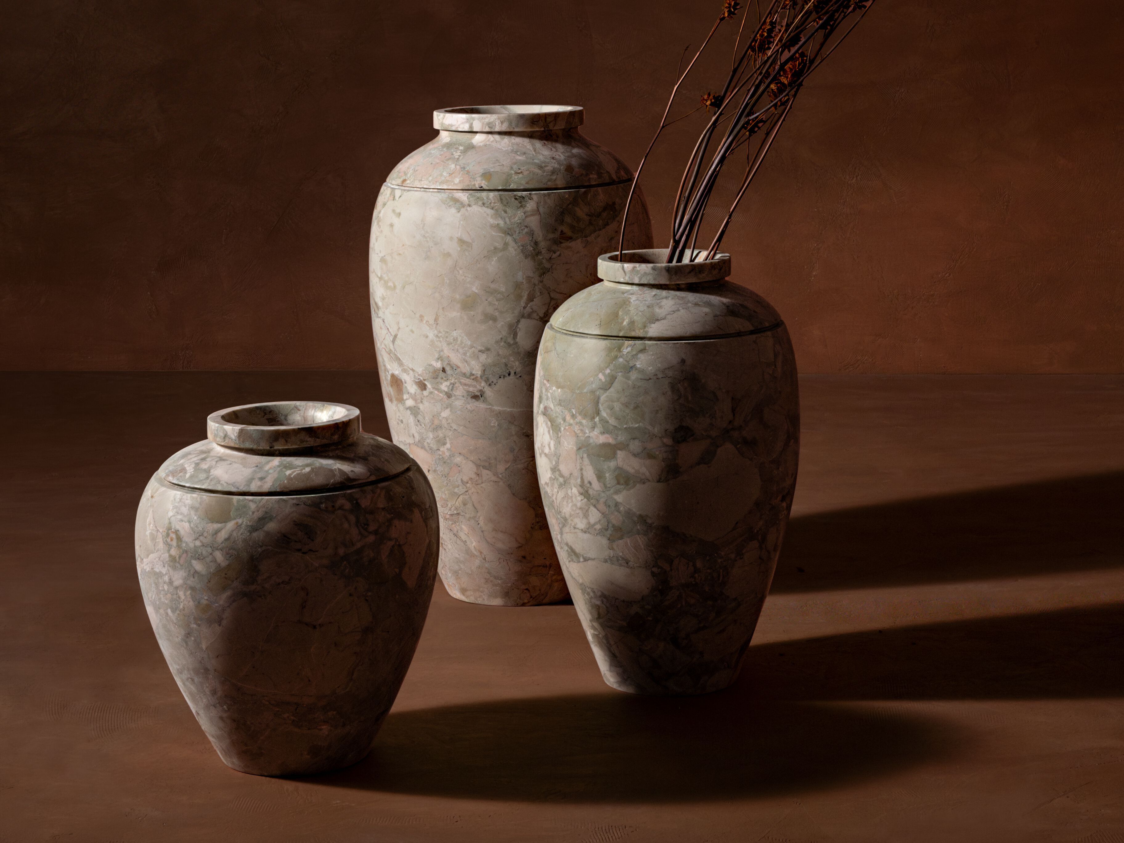 Круглая мраморная ВАЗа Kreoo PRECIOUS ARCH-00113611