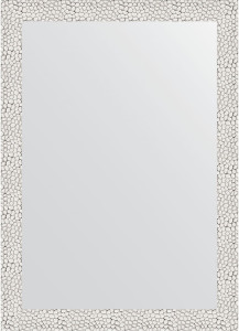BY 3034 Зеркало в багетной раме - чеканка белая 46 mm EVOFORM Definite