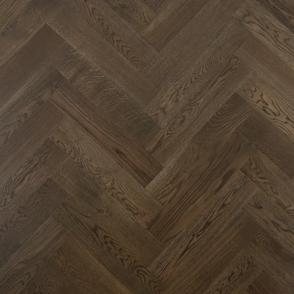 Инженерная доска однополосная «Английская ёлка Дуб стемфорд» лак 1.5 м2 Parquet Life STLM-2193034