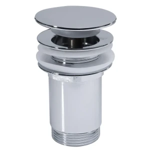 91766028 Донный клапан для ванны Maxonor pure life PL61 62 мм с пробкой латунь хром STLM-0806497
