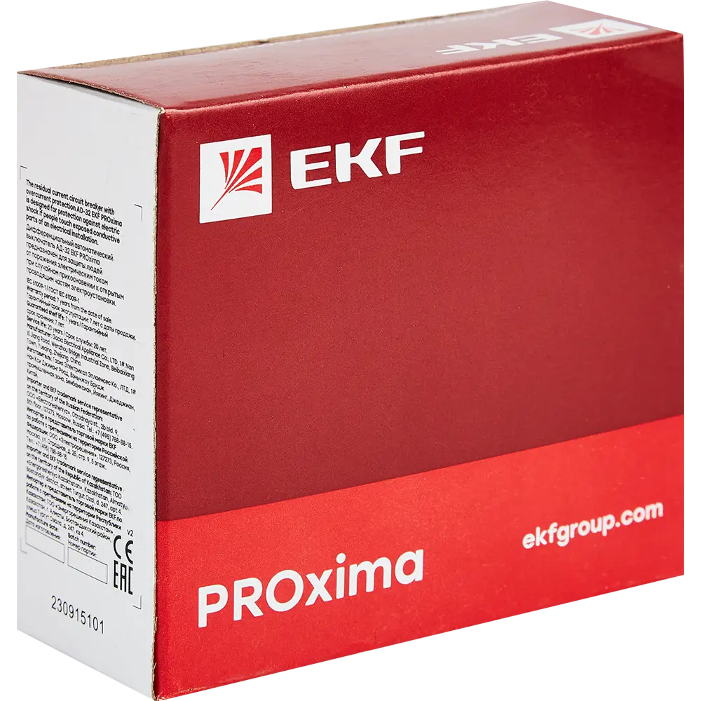 Дифференциальный автомат EKF АД-32 1P N C10 А 30 мА 4.5 кА АС STLM-2104102 - Вид №4