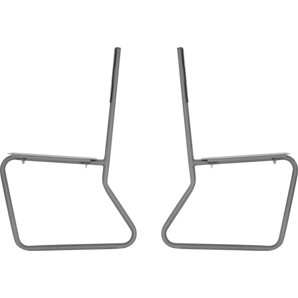Скамья садовая со спинкой City Life150x55x83 см сталь/дерево коричневая Santreyd STLM-2212200 - Вид №4