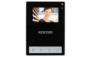 15895075 Цветной видеодомофон без трубки hands-free KCV-434SD черный CC000000599 KOCOM