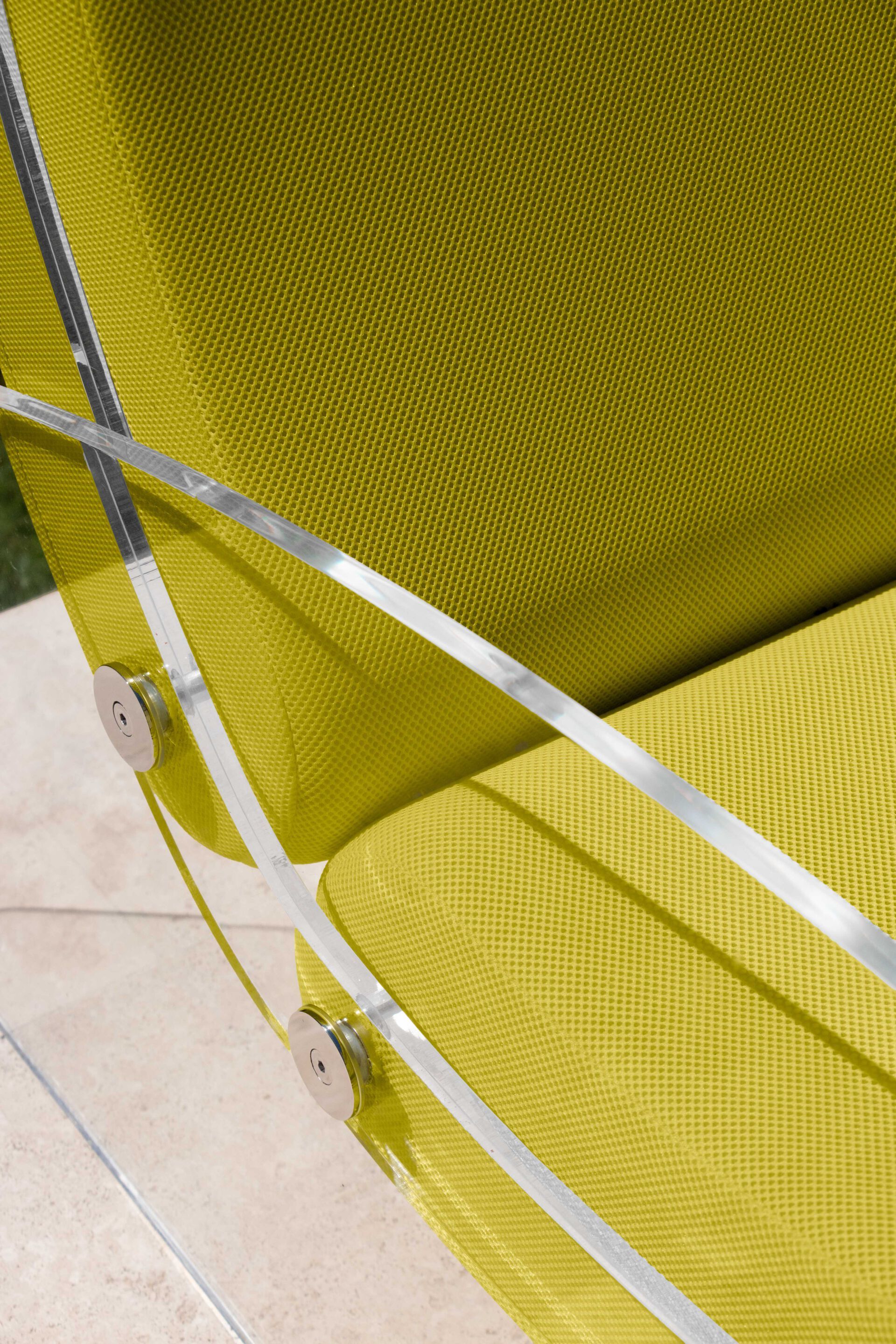 Кресло из ПММА и ткани с подлокотниками KUUMO MW03 ARCH-00150981 - Вид №5