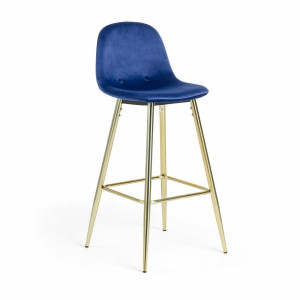 067121 Барный стул темно-синий La Forma Nilson