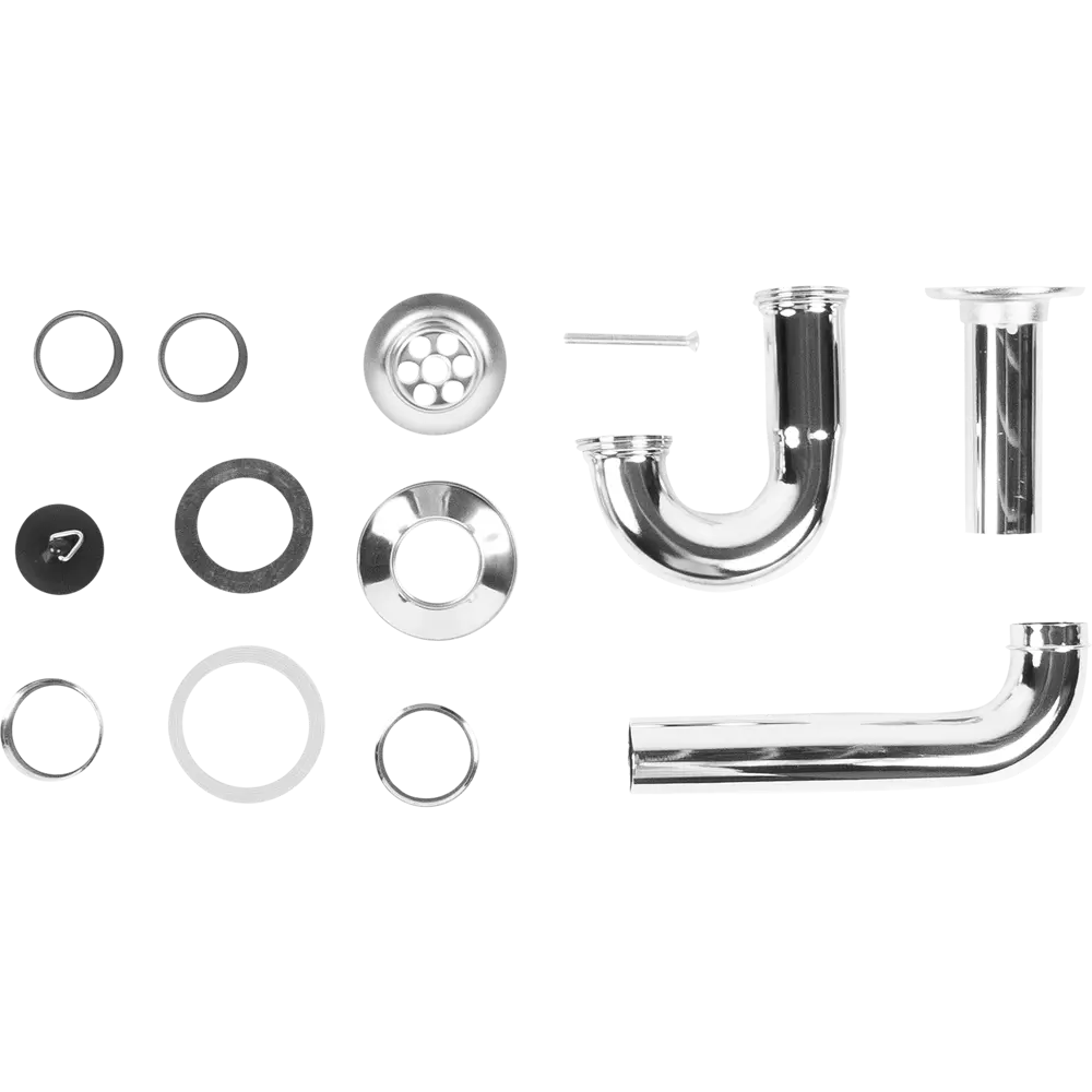 Сифон для раковины Viega хромированный прямоточный 111298 STLM-2031300 - Вид №3