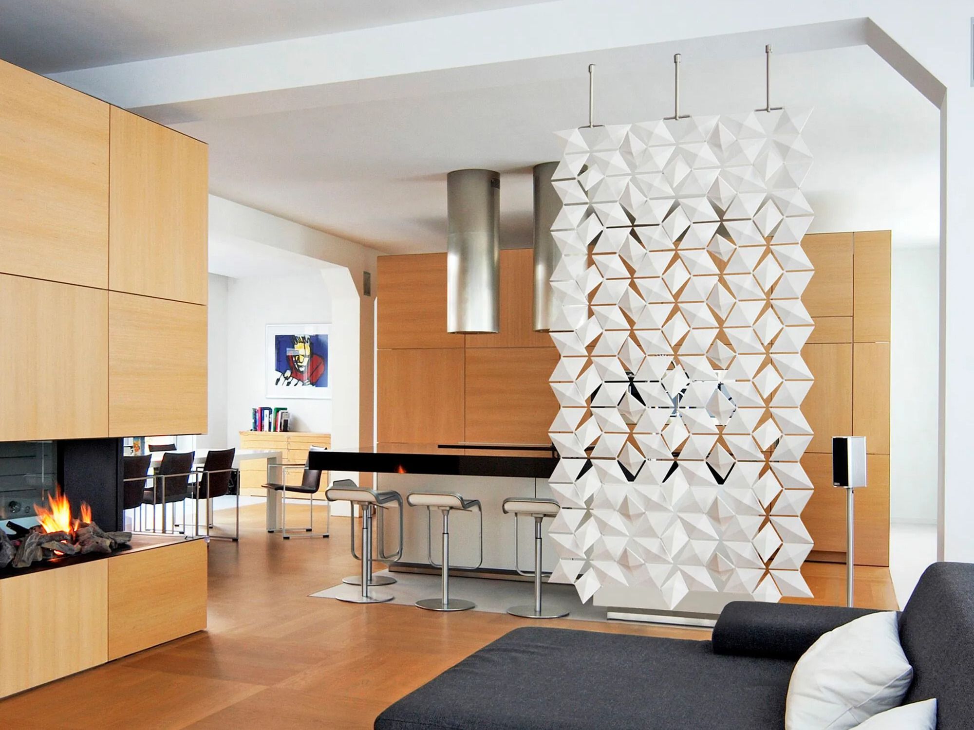 Подвесная перегородка bloomming FACET 102x187cm bianco ARCH-00056253