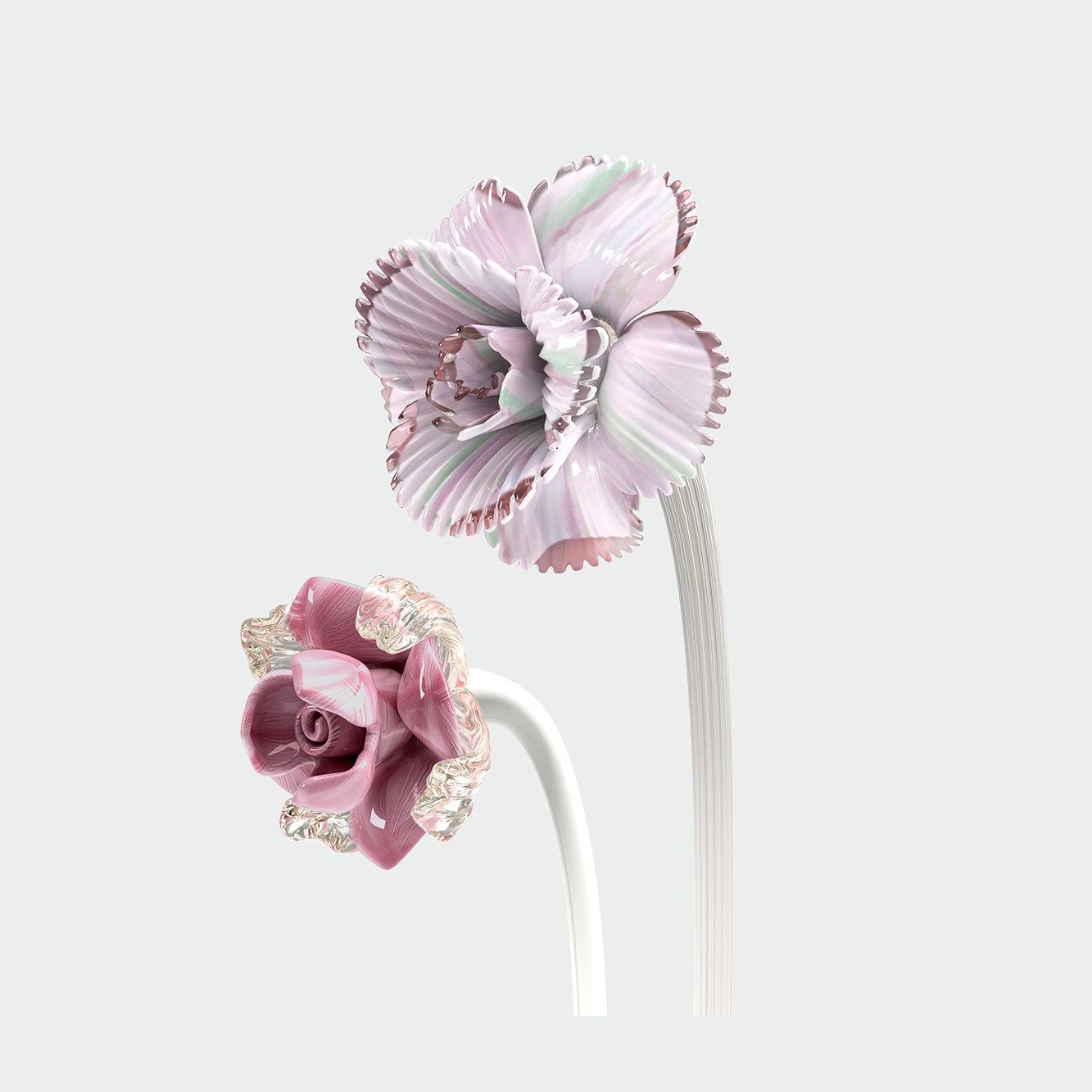 Светодиодный торшер из металла и муранского стекла Patrizia Volpato знаковая ARCH-00021851 - Вид №1