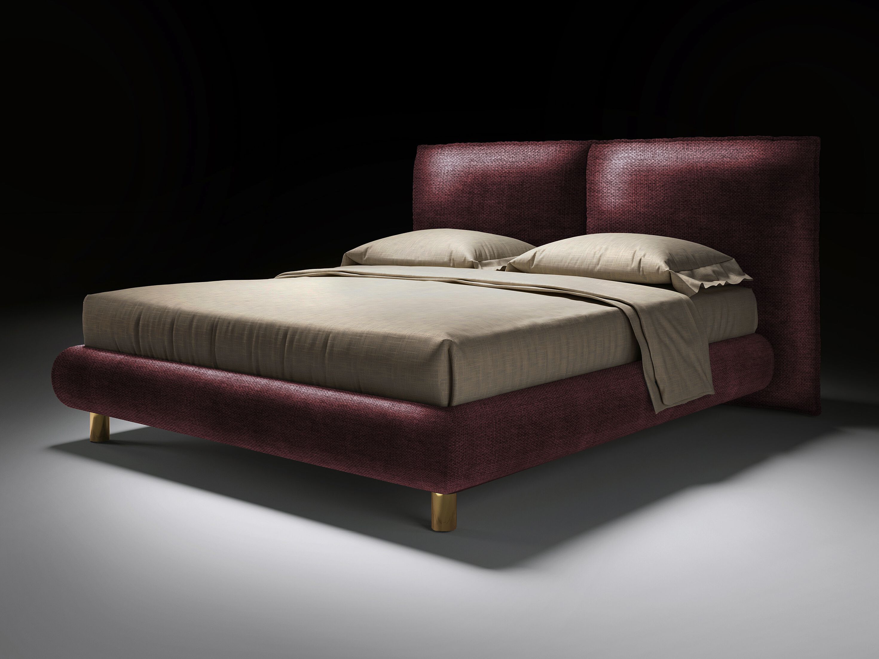 Двуспальная кровать с мягким изголовьем CASA +39 ENCORE Italia ARCH-00066320