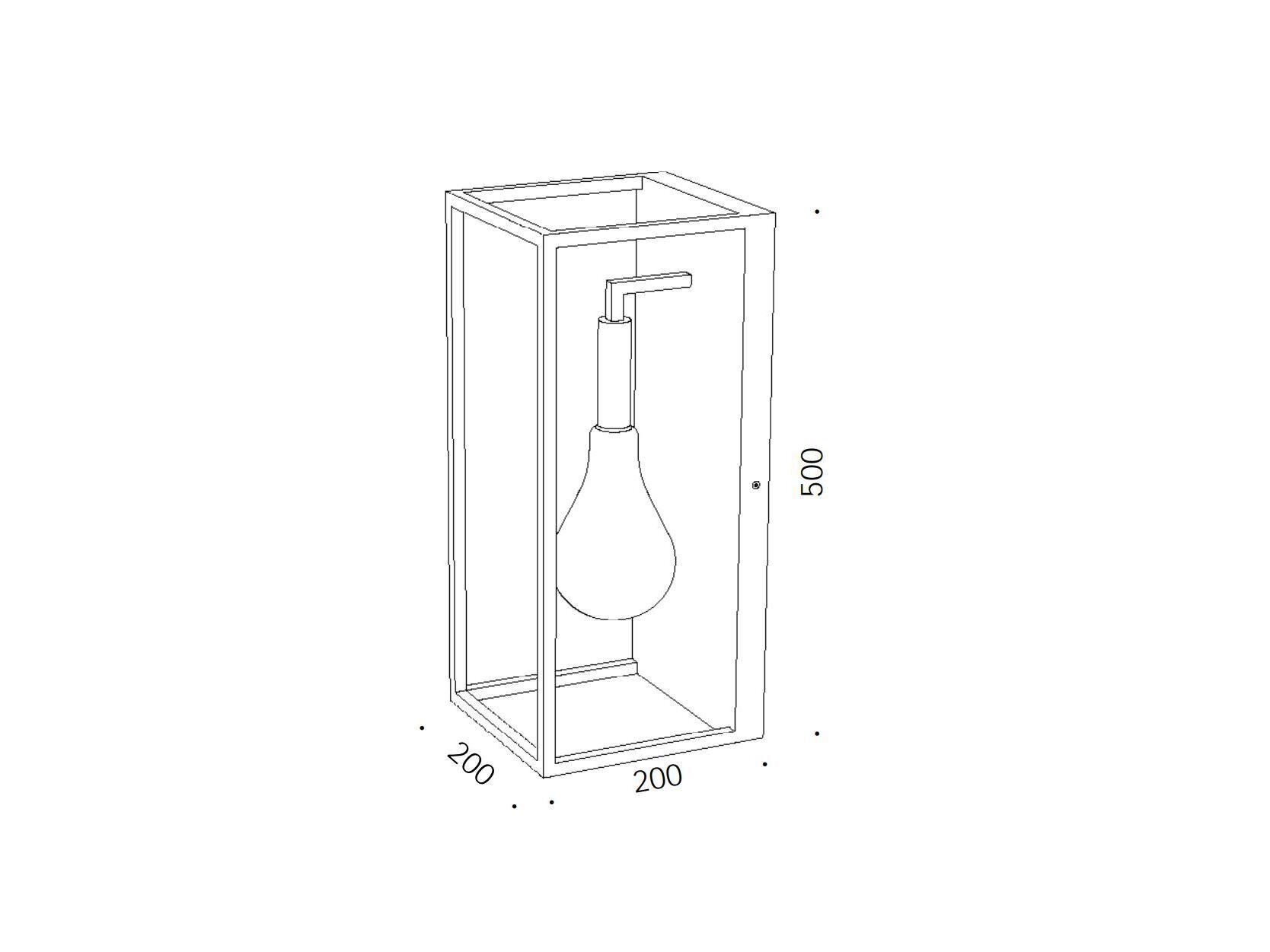 Открытый светодиодный настенный светильник Renzo Serafini Riluce ARCH-00119627 - Вид №5