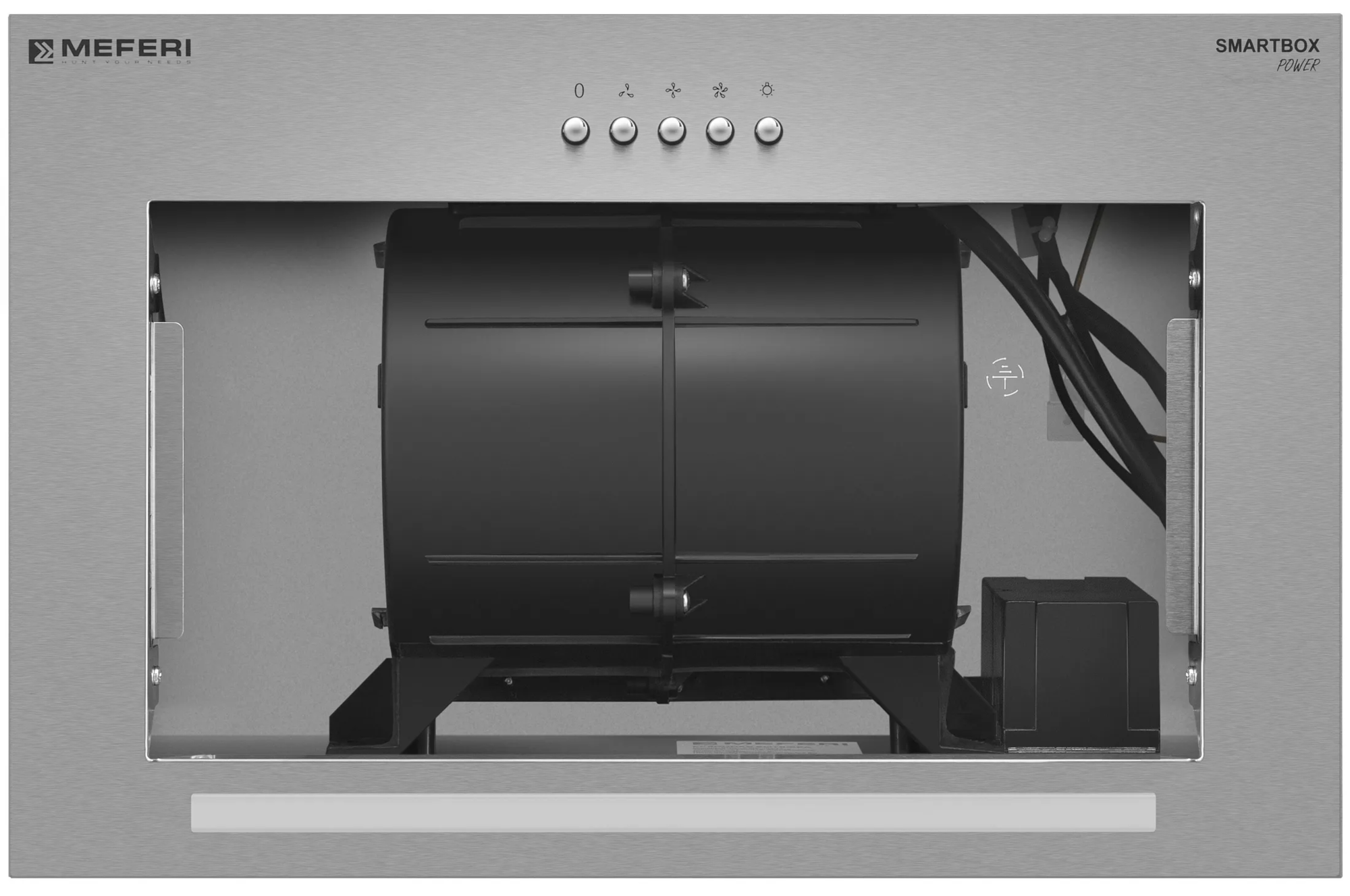 9168710 Вытяжка полновстраиваемая Meferi SMARTBOX45IX POWER серый STDN-0112876 - Вид №6