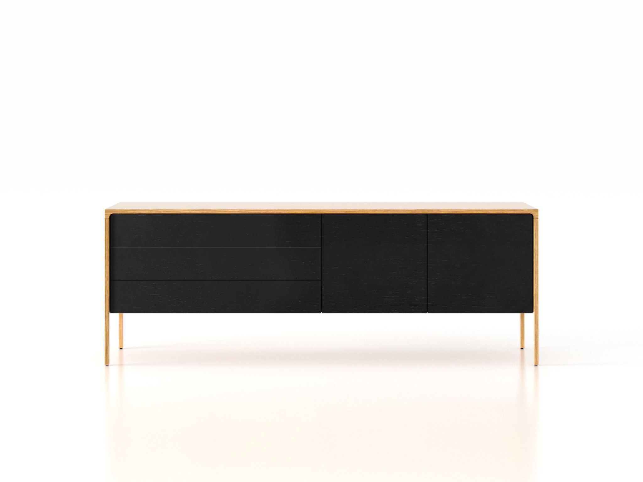 Деревянный шкаф с распашными дверями Punt Tactile ARCH-00078397 - Вид №49