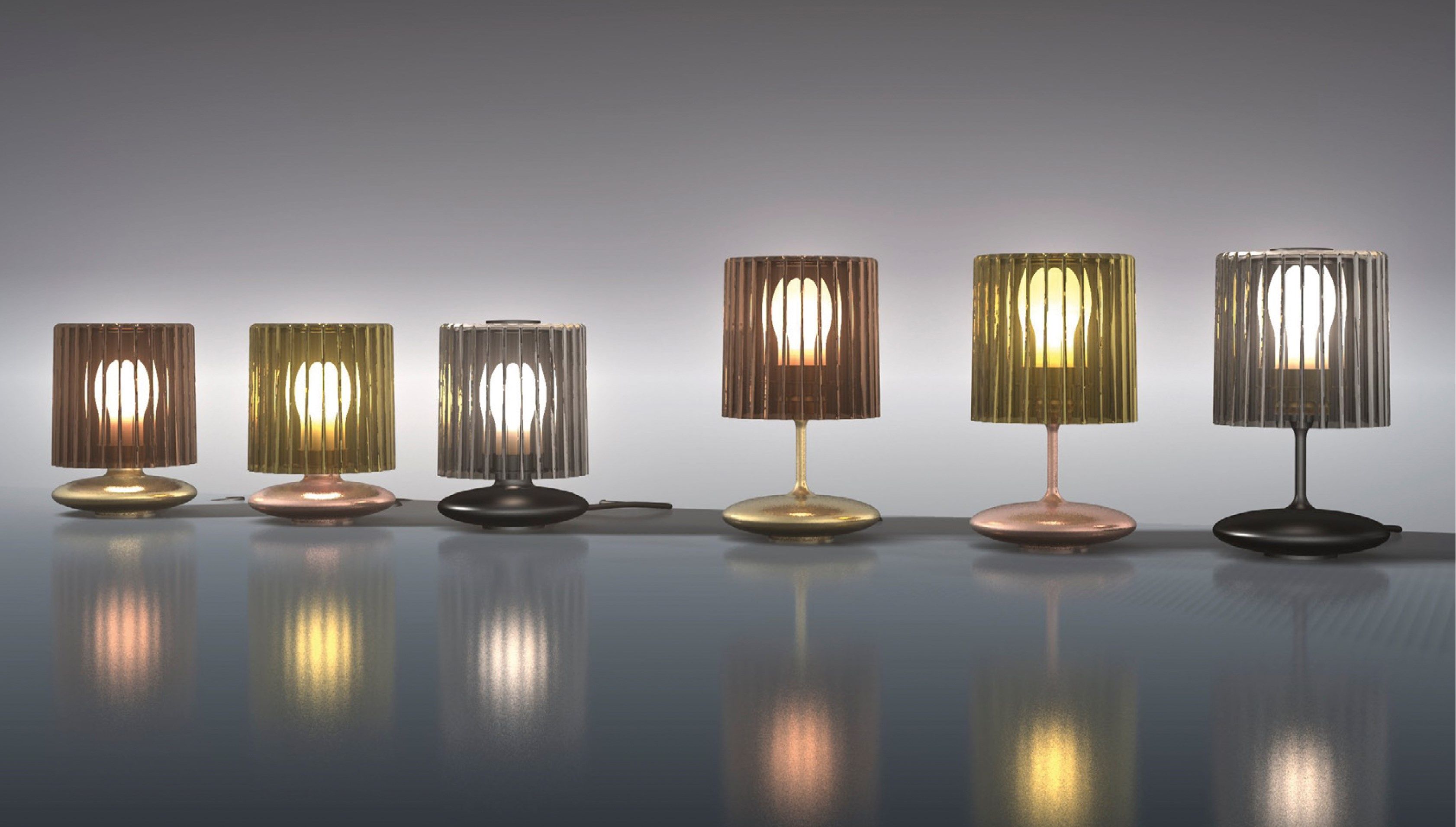 Металлическая настольная лампа Vetreria Vistosi Tread ARCH-00041030 - Вид №7