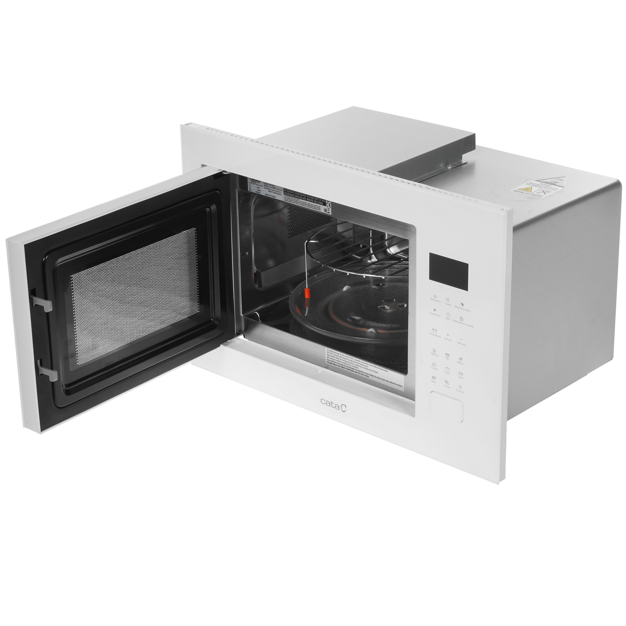 5311743 Встраиваемая микроволновая печь Cata MW BI2505DCG WH RU белый STDN-0062759 - Вид №4
