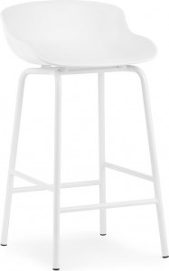604029 Барный стул 65 см, стальной белый Normann Copenhagen Hyg
