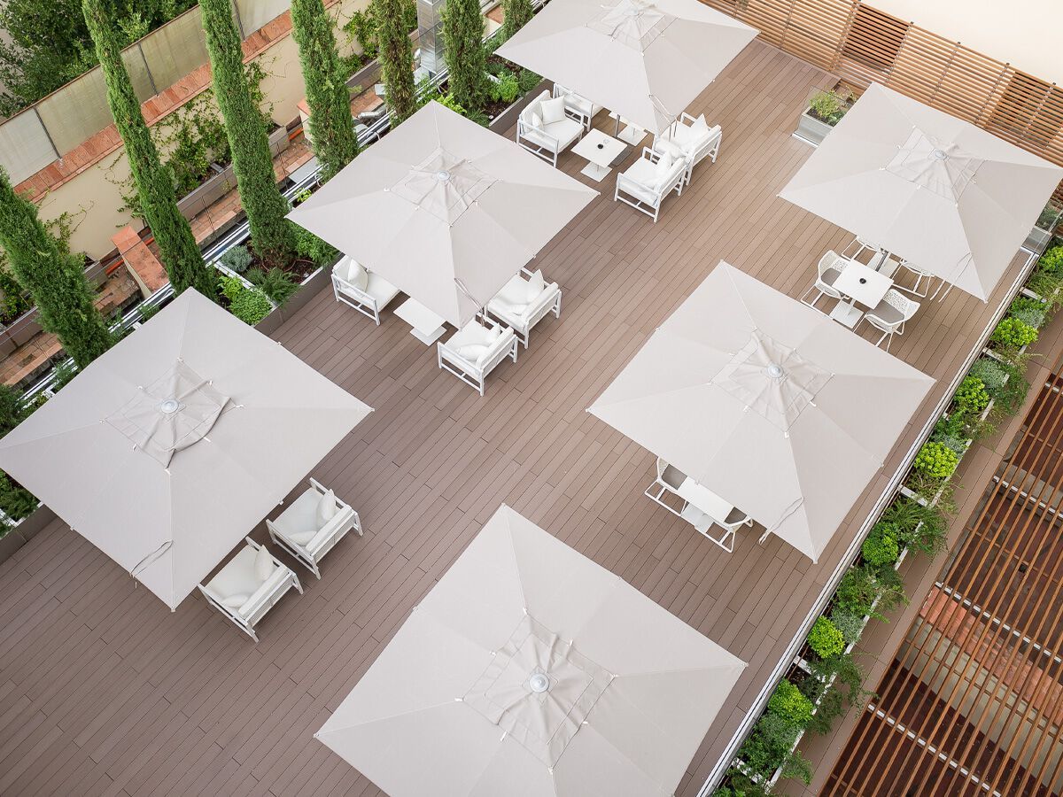 Зонтик с центральным полюсом Ombrellificio Poggesi PARTY ARCH-00032116 - Вид №5