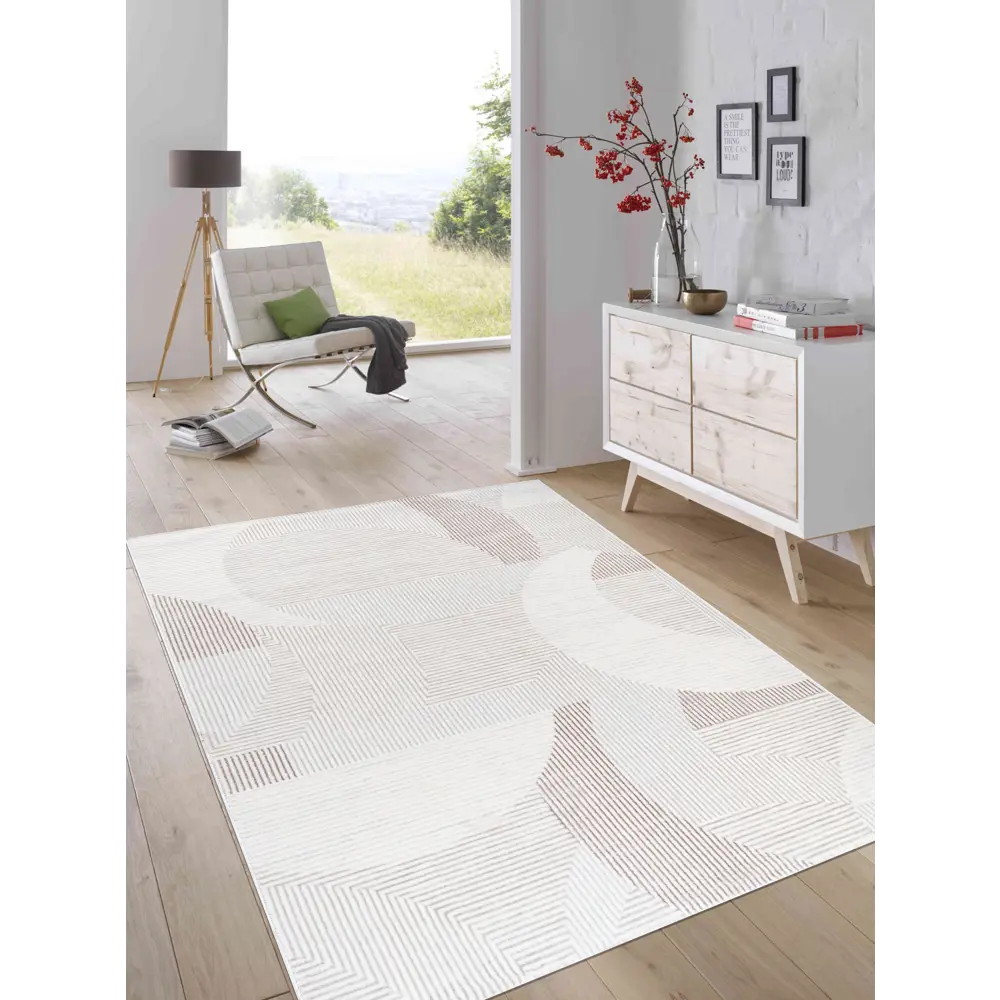 KREAFORTA Breeze — ковер для гостиной с геометрическим узором 200×300 см 89395024 STLM-1564630 - Вид №5