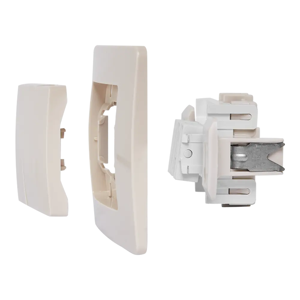 Выключатель SYSTEME ELECTRIC Blanca 3-клавишный бежевый глянцевый 86728925 STLM-1478906 - Вид №3