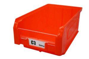 16780801 Ящик пластиковый, 9,4л, красный C3-R-2 СТАРКИТ